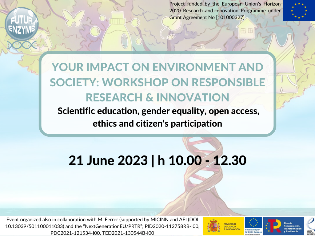 Lee más sobre el artículo Your impact on environment and society: Workshop on Responsible Research & Innovation